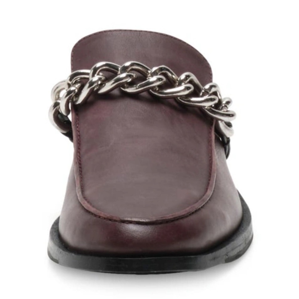 Free People Vida Mules Size 9 / EUR 40 Slip On Shoe Loafer Purple Leather Metal‎